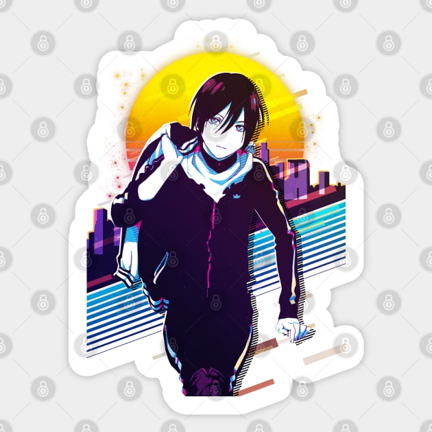 Noragami - Yato Sticker by 80sRetro